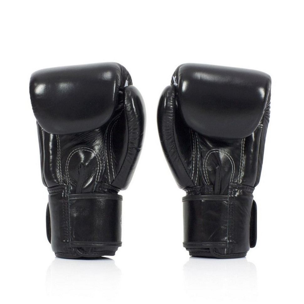 Боксерские перчатки BGV1 Nation Print Fairtex BGV1_Print_10oz_Black 10 унций (бинты в комплекте)