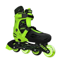 Детские ролики Inline Neon NT08G4 размер 34-37 зеленый