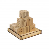 Набір дерев'яних кубиків 172193