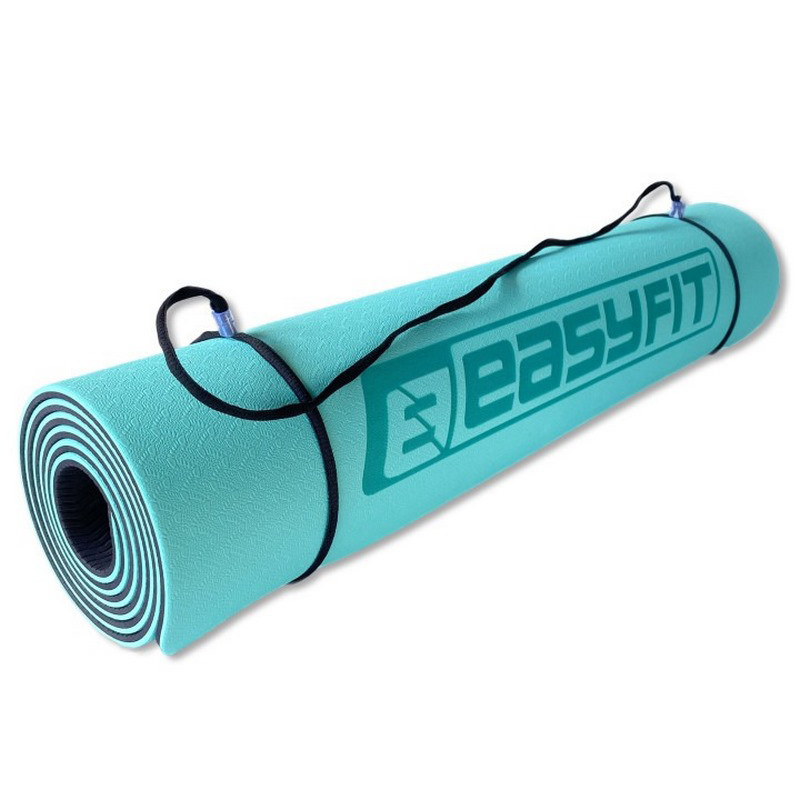 Коврик для йоги и фитнеса двухслойный EasyFit EF-1924s-MTB 