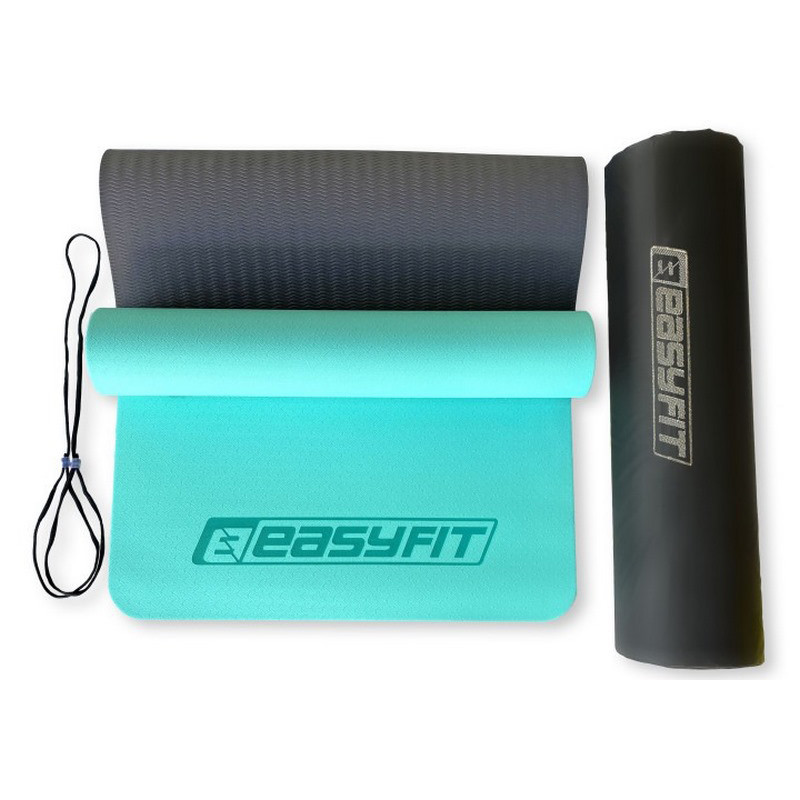 Коврик для йоги и фитнеса двухслойный EasyFit EF-1924s-MTB 