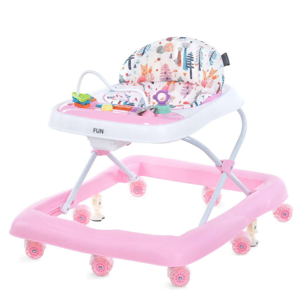 Ходунки детские FUN El Camino ME 1184 Pink, световые и звуковые эффекты