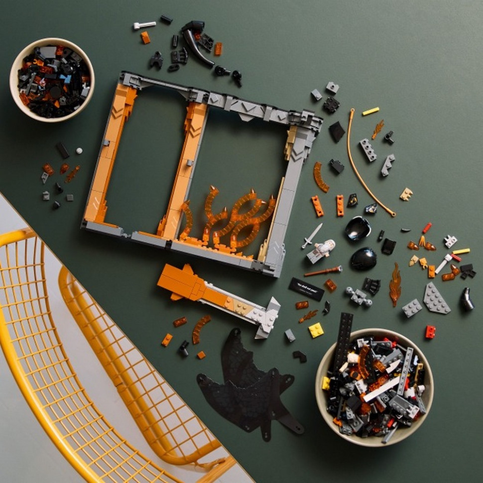 Конструктор Icons Володар перснів: Балроґ. Книжковий куточок LEGO 10367, 1201 деталь