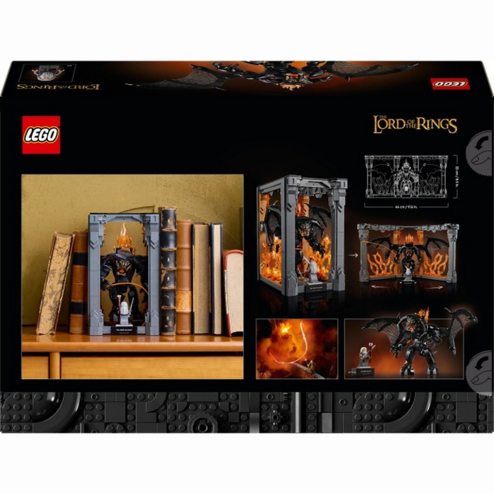 Конструктор Icons Володар перснів: Балроґ. Книжковий куточок LEGO 10367, 1201 деталь