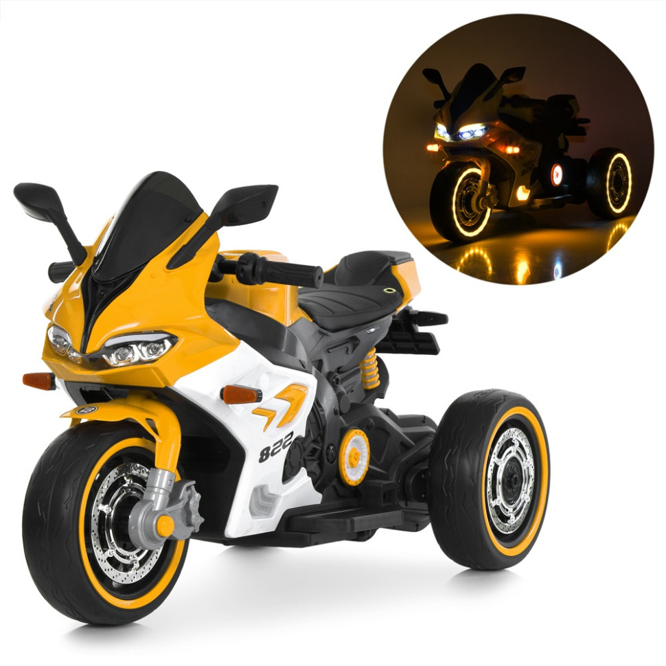 Детский электромобиль Мотоцикл Bambi Racer M 6307EL-6 до 30 кг