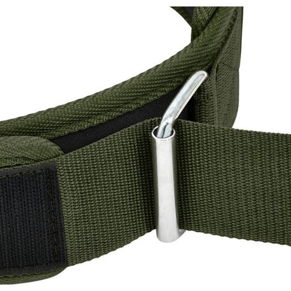 Пояс для важкої атлетики RX5 Double Belt RDX Inc Limited WBD-RX5AG-S, неопреновий, Army Green, S