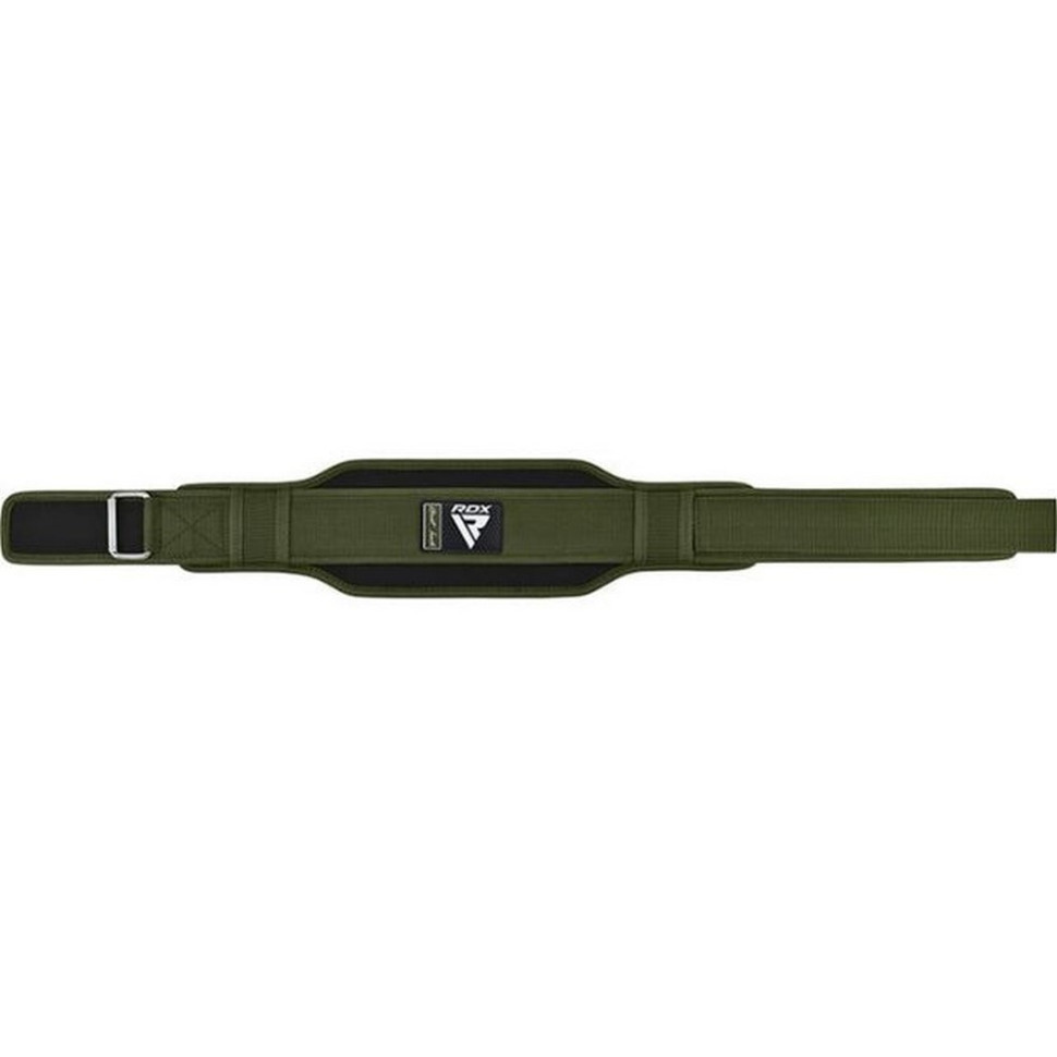 Пояс для важкої атлетики RX5 Double Belt RDX Inc Limited WBD-RX5AG-S, неопреновий, Army Green, S