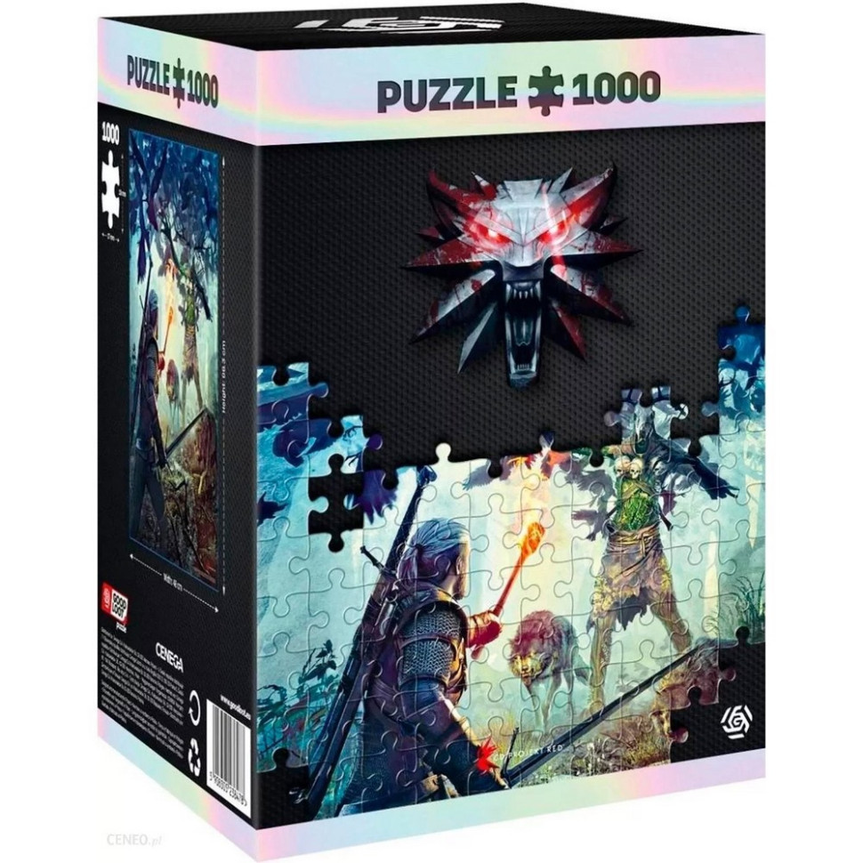 Пазл классический Witcher: Leshen Puzzles GoodLoot 5908305238478, 1000 элементов