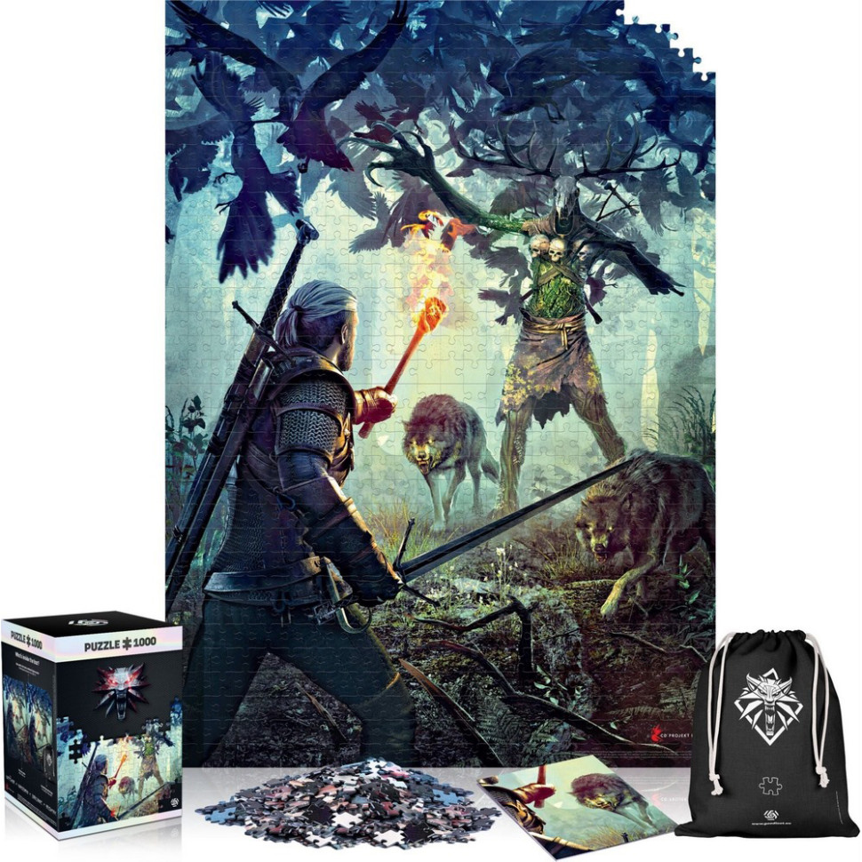 Пазл классический Witcher: Leshen Puzzles GoodLoot 5908305238478, 1000 элементов