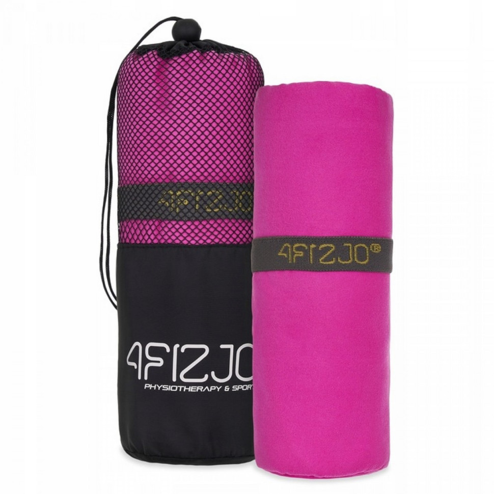 Рушник спортивний 4FIZJO 4FJ0437, 130 x 75 см, Pink