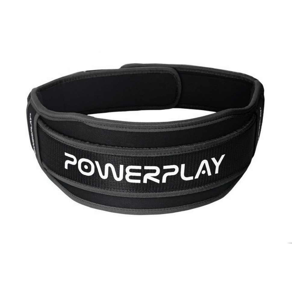 Пояс неопреновий для важкої атлетики Power Play PP_5546_XL_ Black, Black, XL