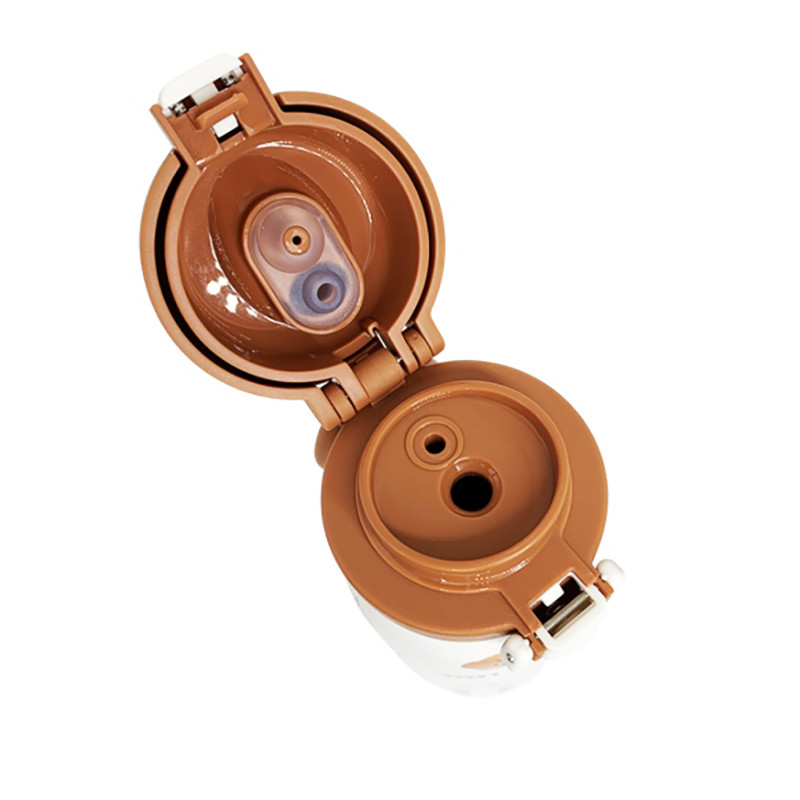 Дитячий термос-поїлка Mega Zayka MGZ-0334(Brown) коричневий, 350 мл