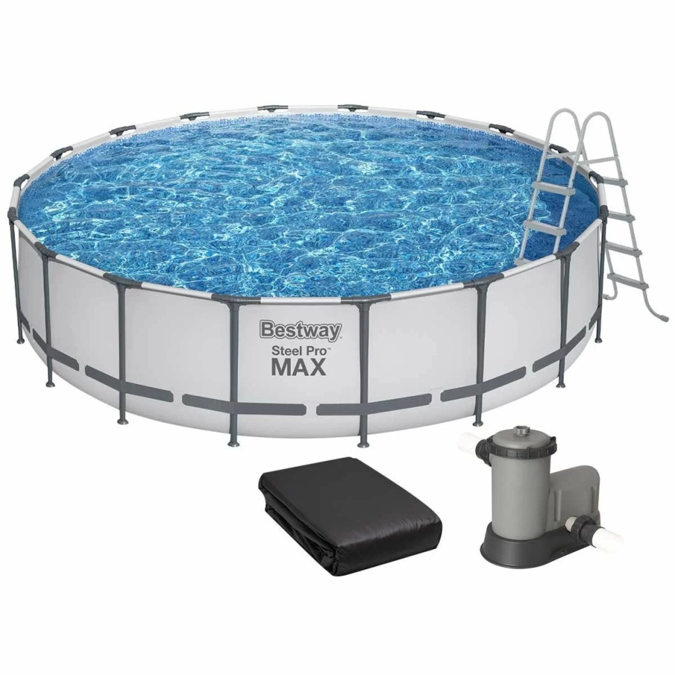 Басейн каркасний Steel Pro MAX Bestway 56462, 549x122 см, 5678 л