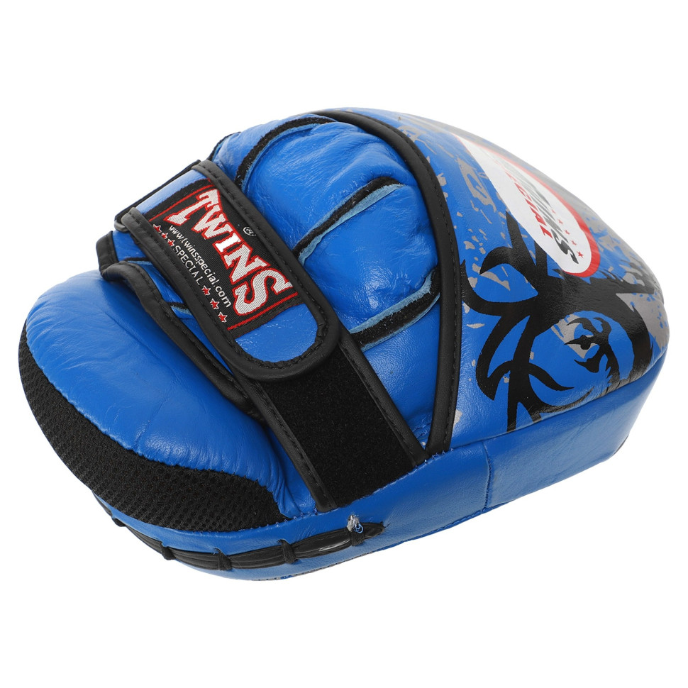 Лапи для боксу та єдиноборств Twins Special TW4-BLUE синій 2 шт 23x18x6 см