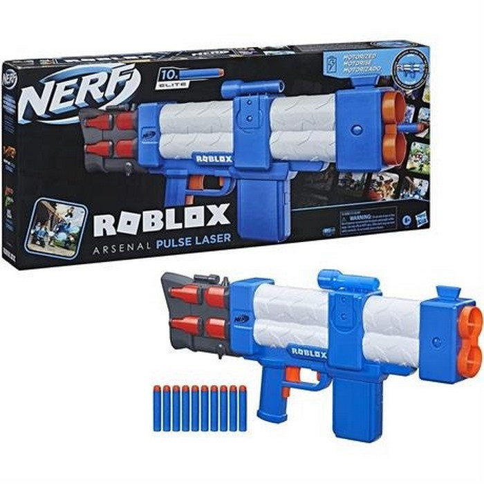 Бластер Roblox Arsenal Pulse Laser Nerf Hasbro F2484, 10 стрел