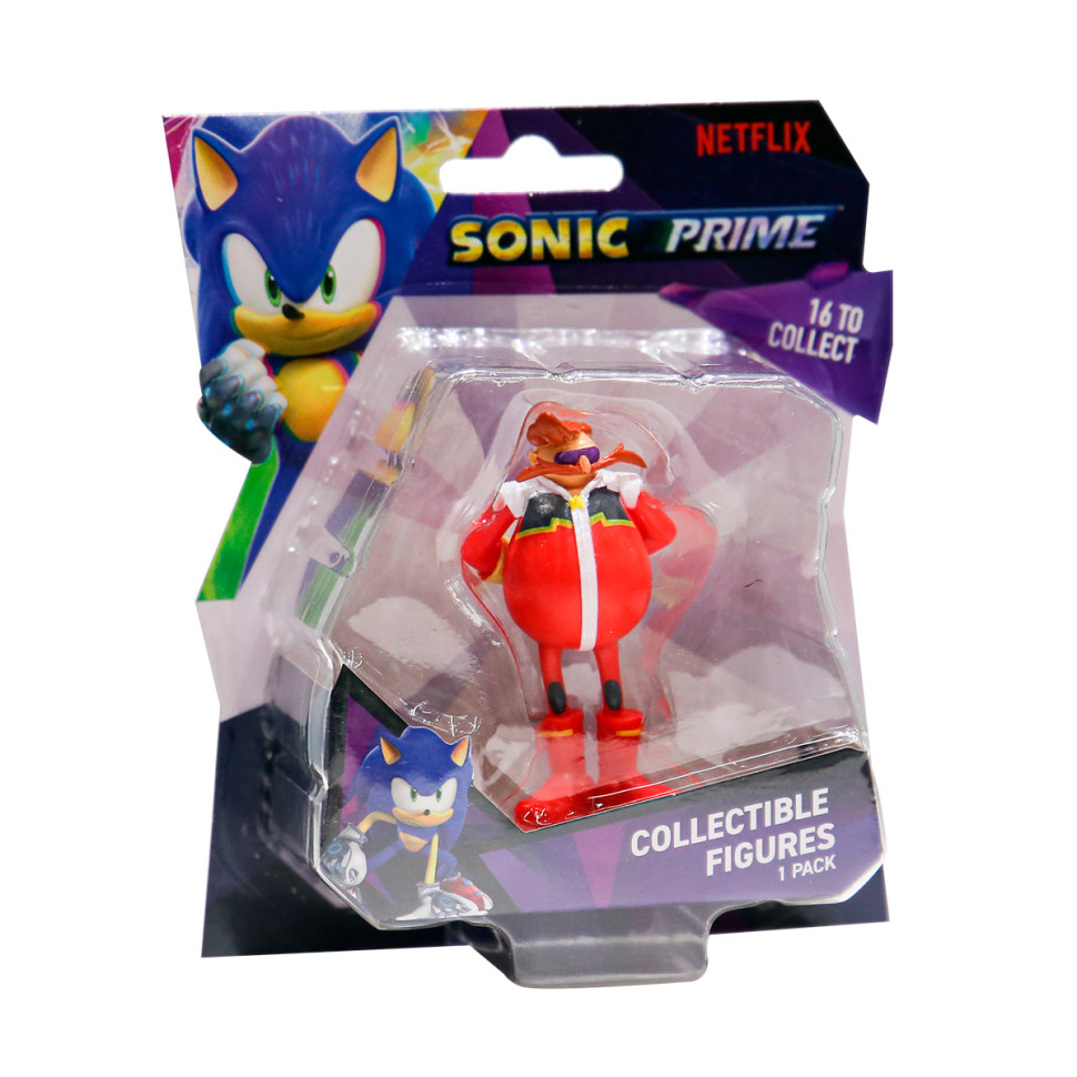 Игровая фигурка Доктор Эггман Sonic Prime SON2010J, 6,5 см