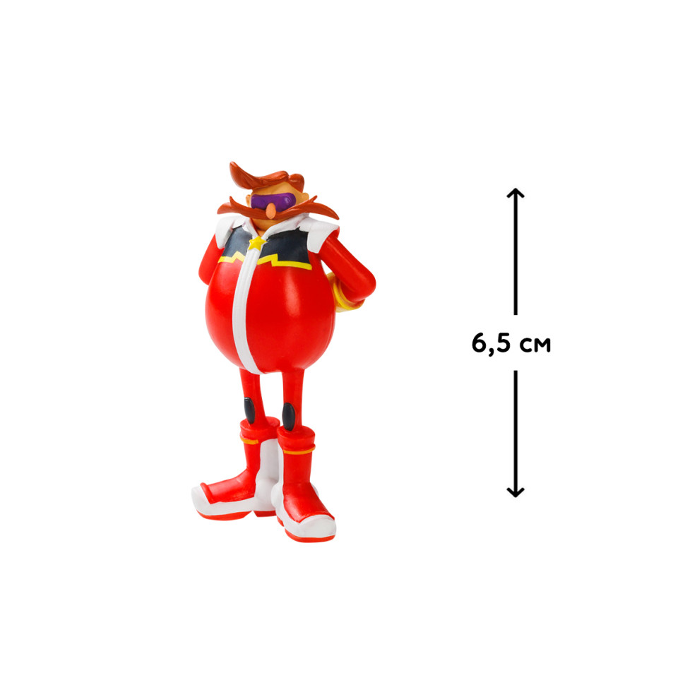 Игровая фигурка Доктор Эггман Sonic Prime SON2010J, 6,5 см