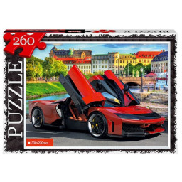 Пазл класичний "Спорткар" Danko Toys С260-14-15, 260 елементів