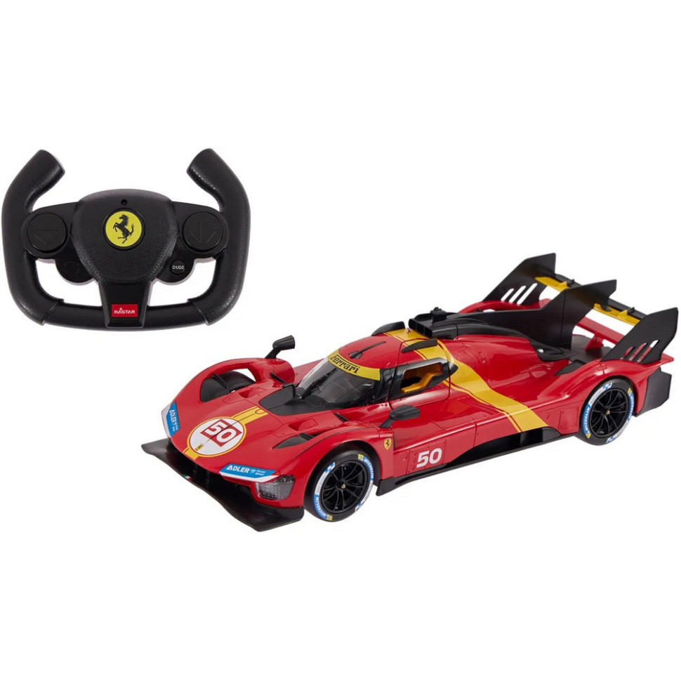 Машинка на радиоуправлении Ferrari 499P Rastar 10116 red, масштаб 1:14 