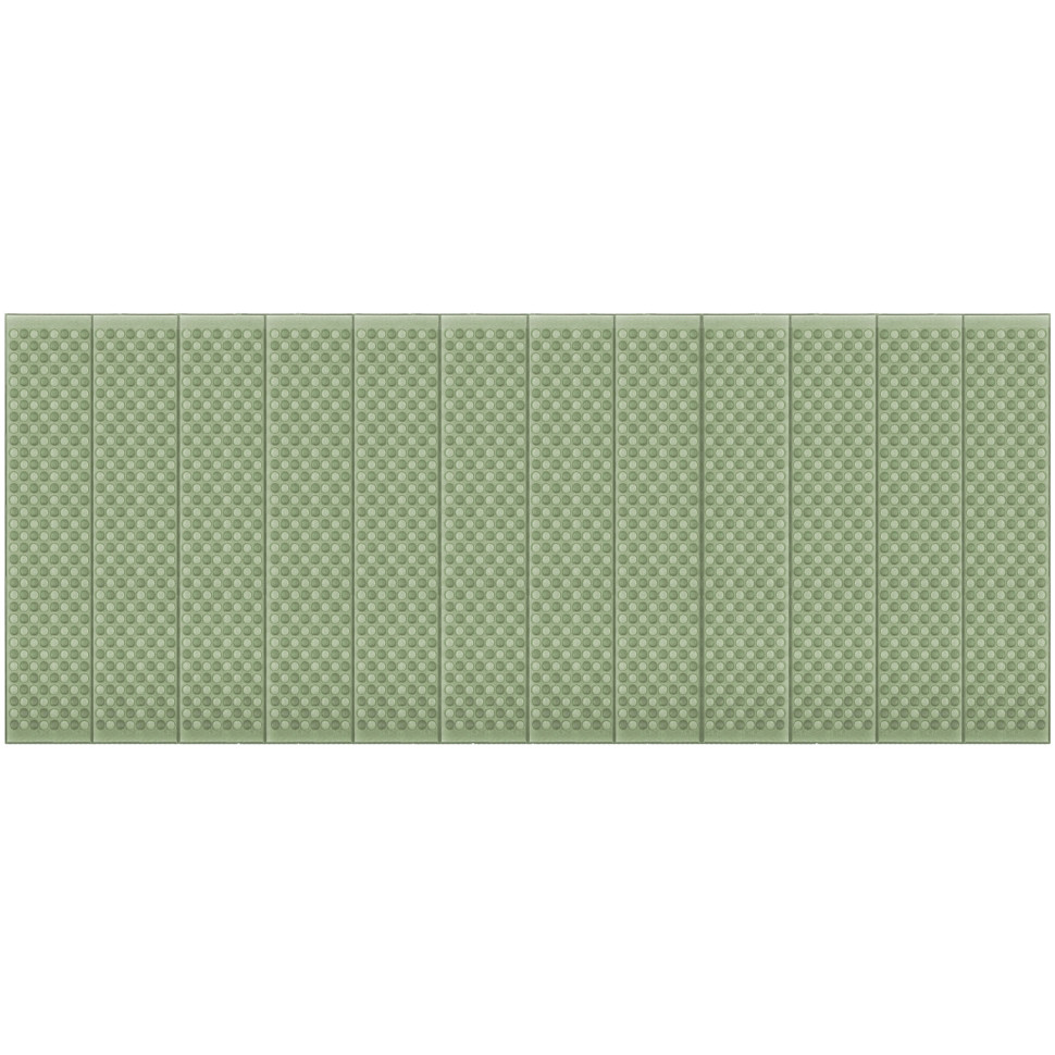 Коврик туристический складной Springos PM0010 XPE, Green/Grey 182x60x0,8 см