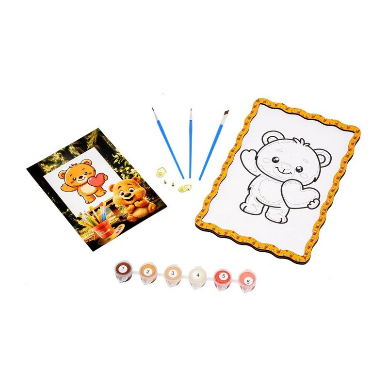 Дитячий набір для розпису по дереву 