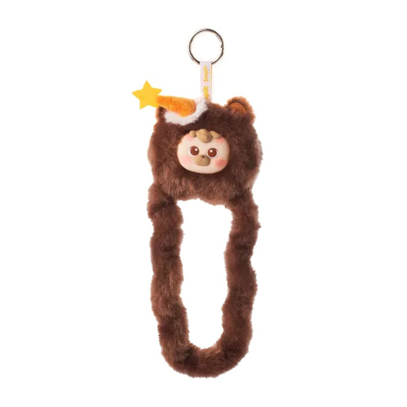 Коллекционная игрушка с кольцом diudiu baby Furry Bear Cocoa Brownie Tangle HWTANGLE02D01-BD01