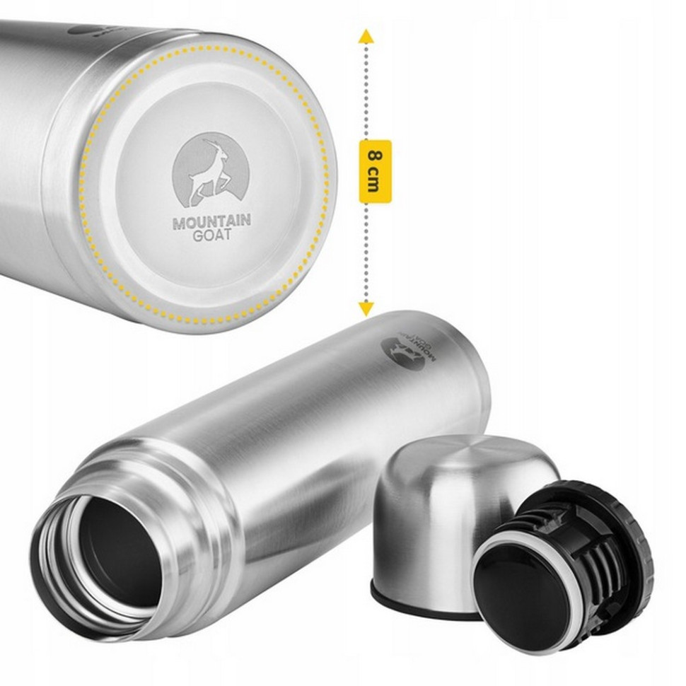 Термос туристичний Mountain Goat P-5907739315755 Silver 1 л