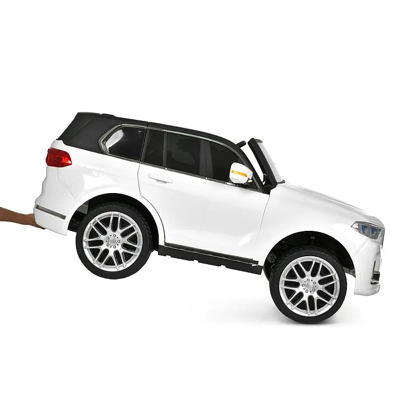 Дитячий електромобіль Машина Bambi M 6364EBLR-1 до 30 кг, білий