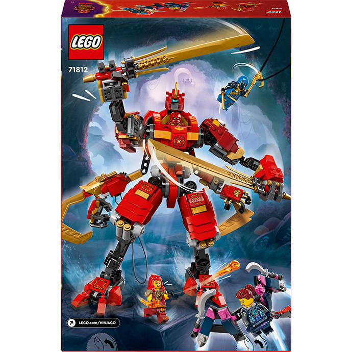 Конструктор LEGO Ninjago Робот-скелелаз ніндзя Кай 71812, 623 деталі 