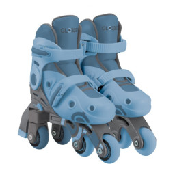 Роликові ковзани 2в1 GLOBBER 783-200 сіро-сині, розмір 30-33, до 60 кг