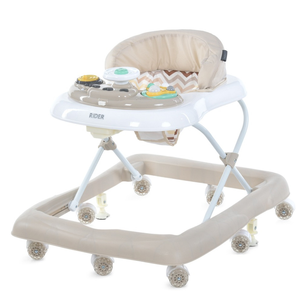 Ходунки дитячі RIDER El Camino ME 1185 Beige, світлові та звукові ефекти