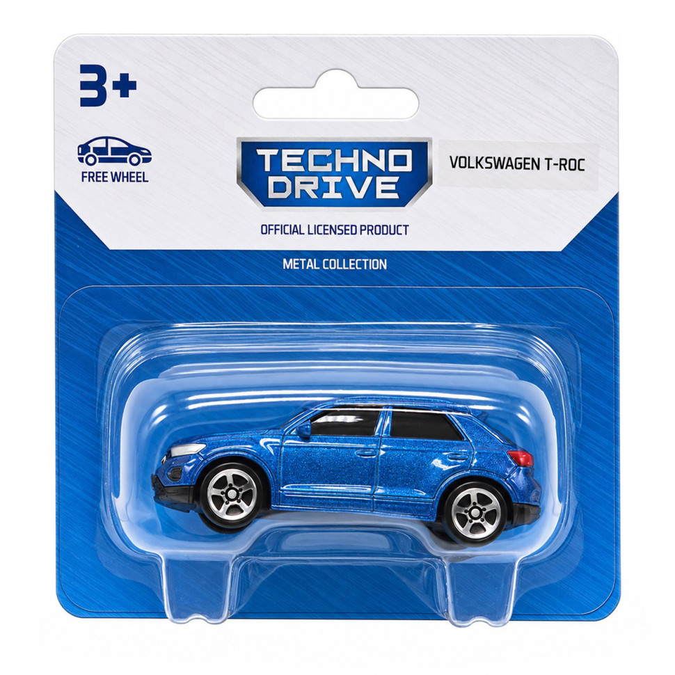 Дитяча мінімодель Volkswagen T-Roc TechnoDrive 250438US2-15 серії Street Racers S3