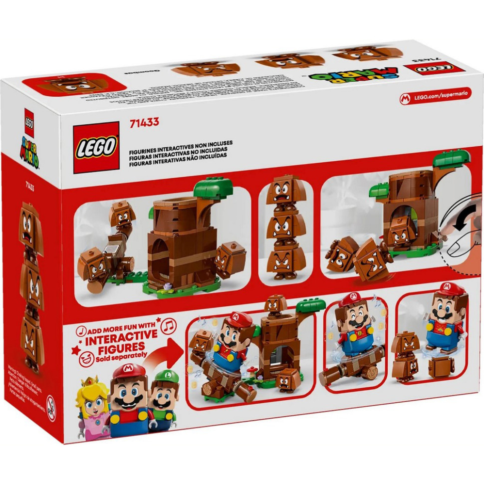 Конструктор Super Mario Игровая площадка для Goombas LEGO 71433, 173 детали