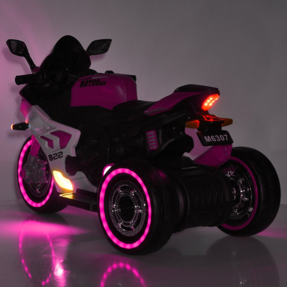 Детский электромобиль Мотоцикл Bambi Racer M 6307EL-8 до 30 кг