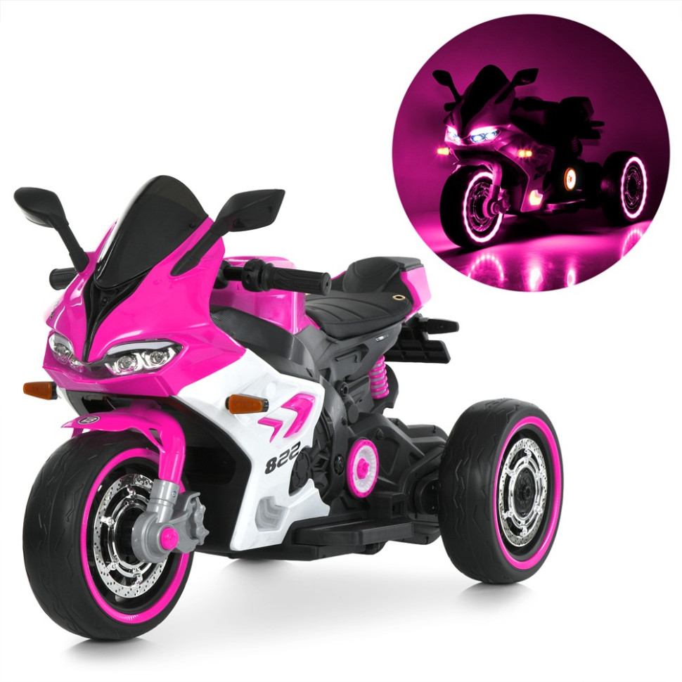 Детский электромобиль Мотоцикл Bambi Racer M 6307EL-8 до 30 кг