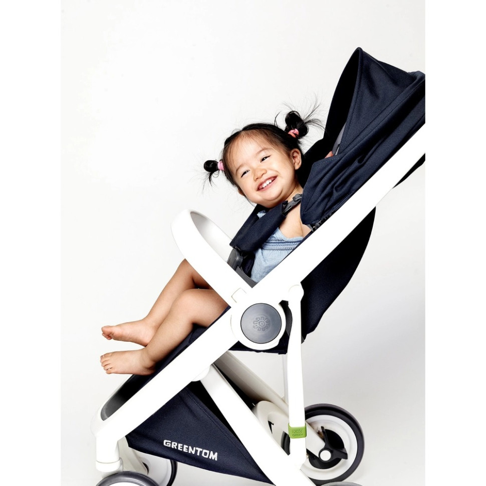 Прогулянкова коляска Classic Greentom 8718858972319 Blue-White