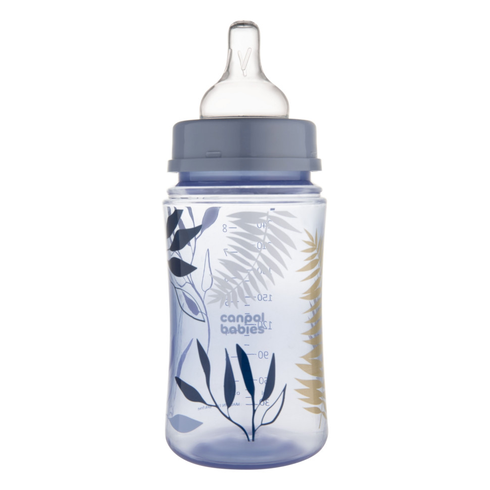 Бутылочка антиколиковая с широким отверстием Easystart Gold Canpol babies 35/240_blu 240 мл