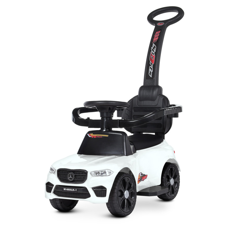 Детский электромобиль Bambi M 4855LR-1 белый 2 в 1