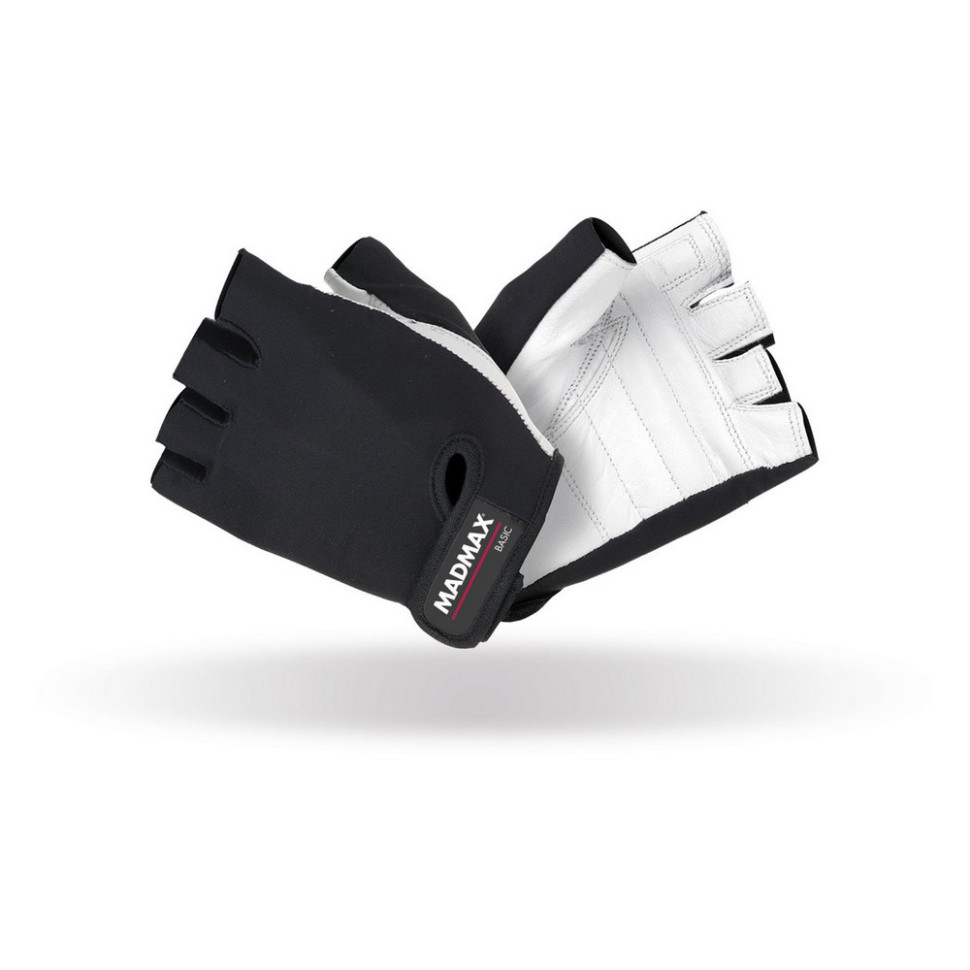 Рукавички для фітнесу Basic MadMax MFG-250_S, White, S 17,5-19 см