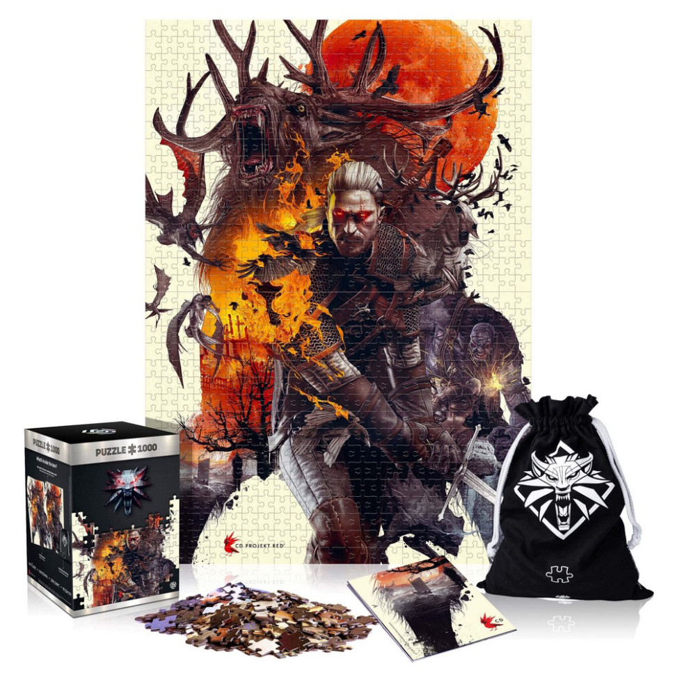 Пазл класичний Witcher: Monsters puzzles GoodLoot 5908305231936, 1000 елементів