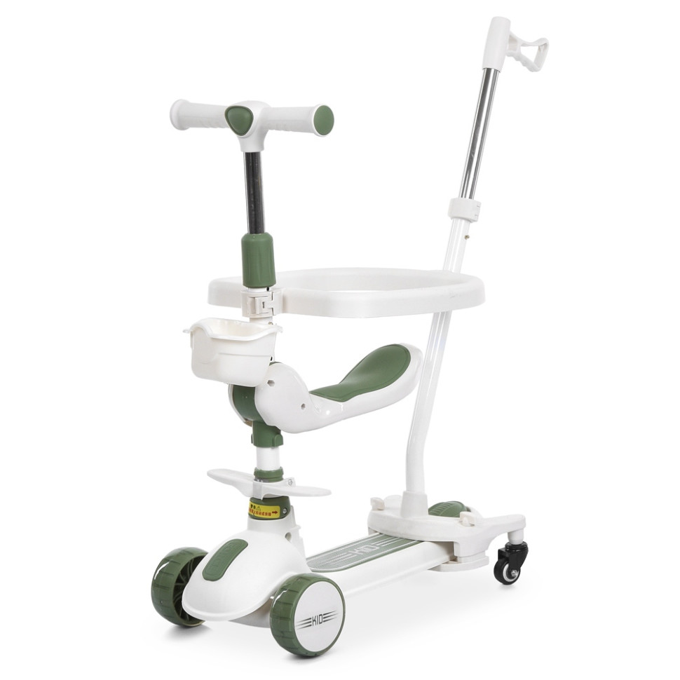 Триколісний самокат-біговел 5 в 1 iTurbo Trike JR3-167-5-GR, до 25 кг