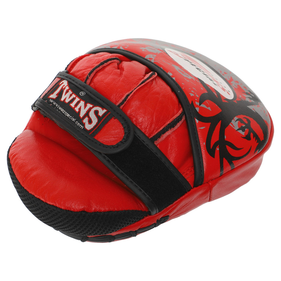 Лапи для боксу та єдиноборств Twins Special TW4-RED червоний 2 шт 23x18x6 см