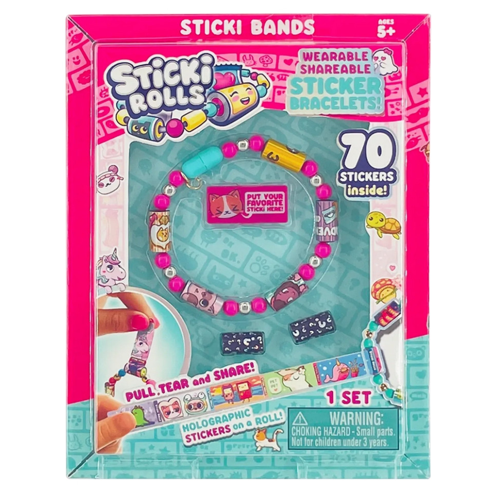 Дитячий колекційний браслет Sticki Rolls SR100 в асортименті
