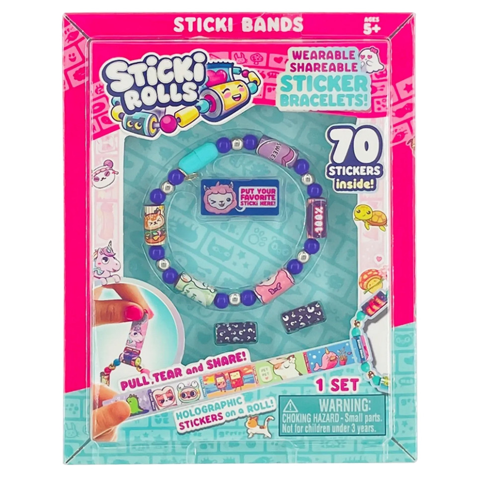 Дитячий колекційний браслет Sticki Rolls SR100 в асортименті