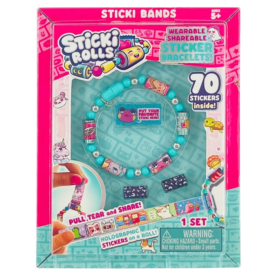 Дитячий колекційний браслет Sticki Rolls SR100 в асортименті