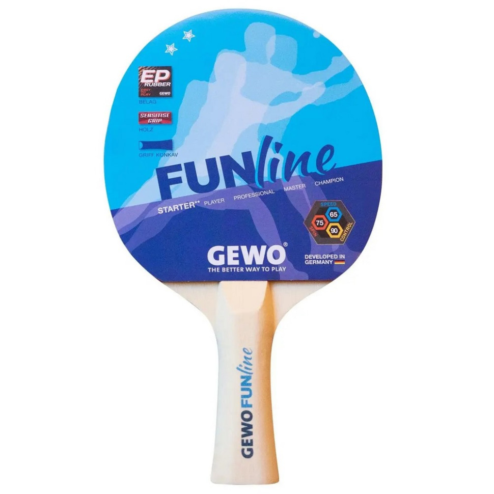 Набір для настільного тенісу Double-Fun Gewo 931053, 2 Bats 3 Balls (96960000)