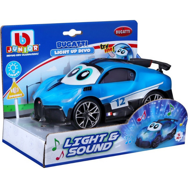 Дитяча ігрова машинка Bugatti Divo Bb Junior 16-81208 світлові та звукові ефекти