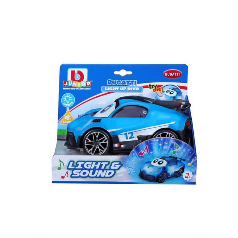 Дитяча ігрова машинка Bugatti Divo Bb Junior 16-81208 світлові та звукові ефекти