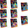 Набір креативної творчості "AIR CLAY" FLUORIC "Danko Toys ARCL-FL-01 укр, 4 кольори, світиться 