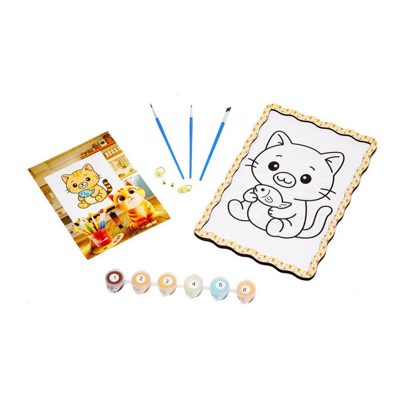 Дитячий набір для розпису по дереву 